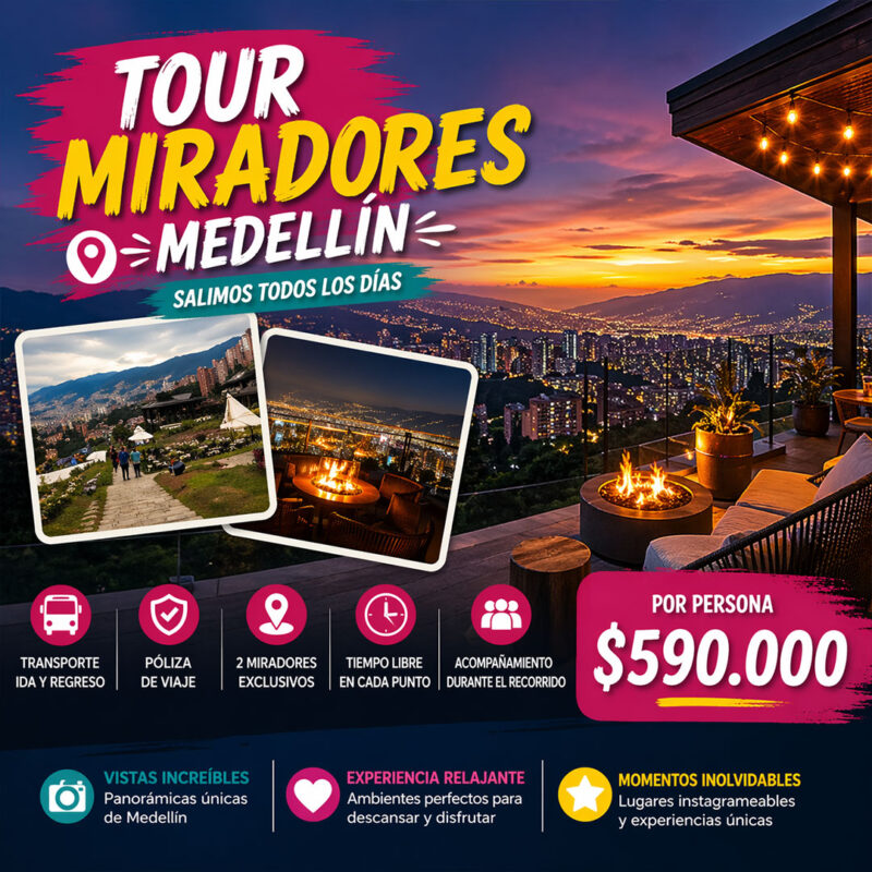 Tour Miradores Medellín